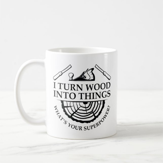 Jag vänder träet till Sak Kaffemugg (Vänster)