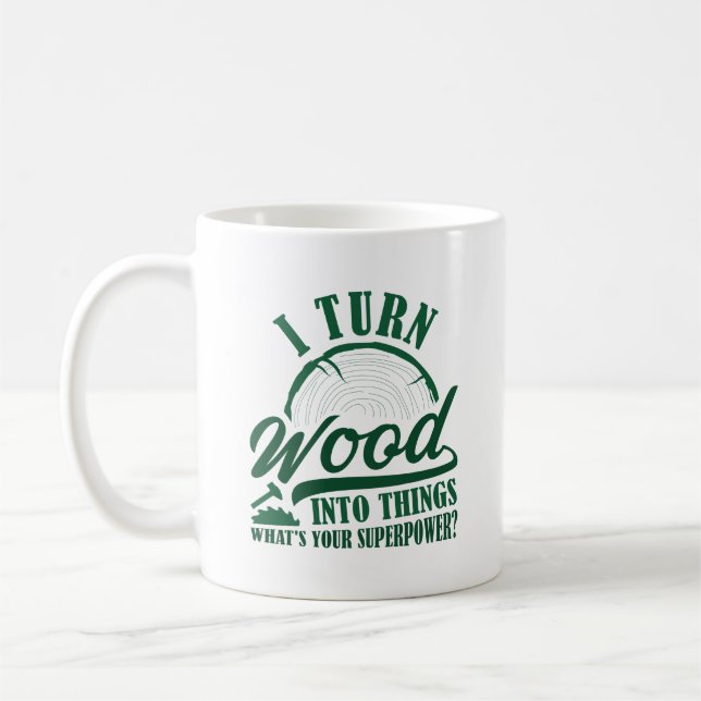 Jag vänder träet till Sak Kaffemugg (Vänster)