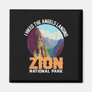 Jag vandrade Angels Landing Zion National Park Hik Magnet
