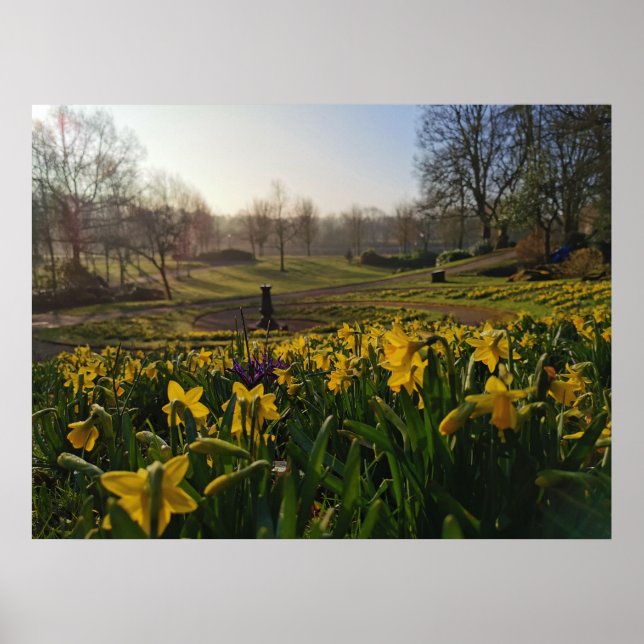 Jag vandrade ensam som ett moln av William Wordswo Poster (Framsidan)