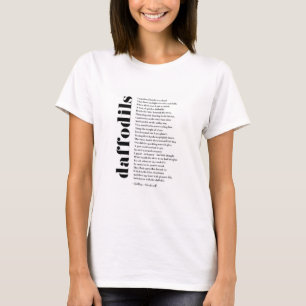 Jag vandrade Lonely som ett moln av William Wordsw T Shirt