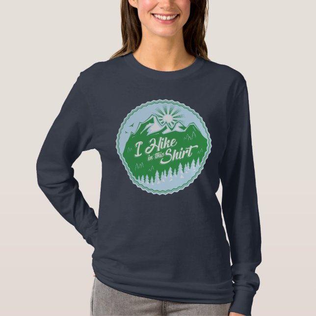 Jag vandrar i den här skjortan t shirt (Framsida)