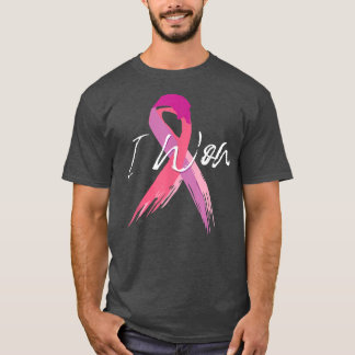 Jag vann medvetandehöjande rosa på bröstcancer t shirt