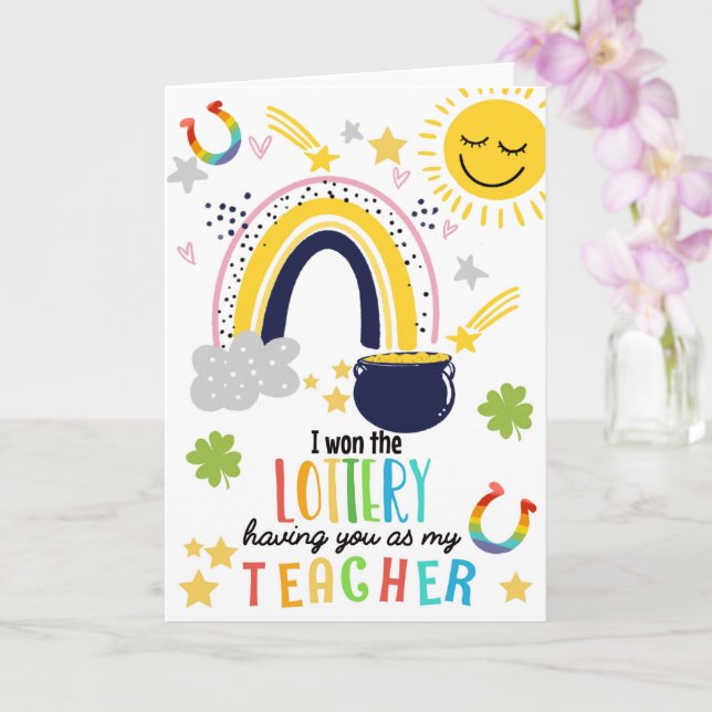 Jag vann på lotteri att ha dig som min lärare Irlä Kort (Orkide)