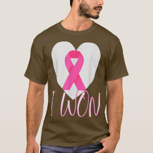 Jag vann Survivor Breast Cancer Awareness T Shirt