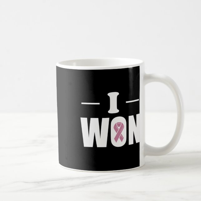 Jag vann Världscancerdagen 1  Kaffemugg (Höger)
