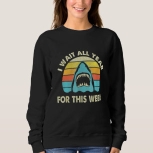 Jag väntar hela året på den här veckan - Shark Oce T Shirt