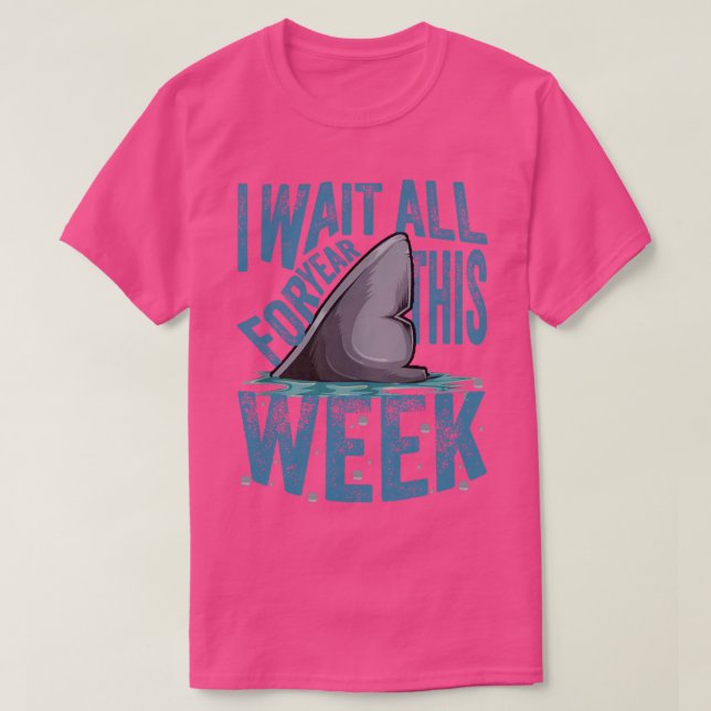 Jag väntar hela året på den här veckans konstiga h t shirt (Design framsida)