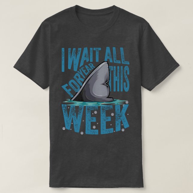 Jag väntar hela året på den här veckans Shirt Funn T (Design framsida)