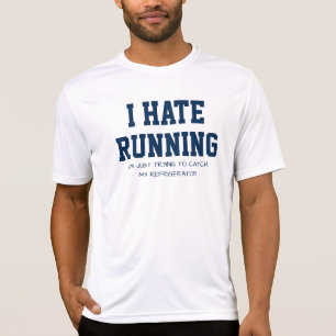 Jag väntar på att springa t-shirt
