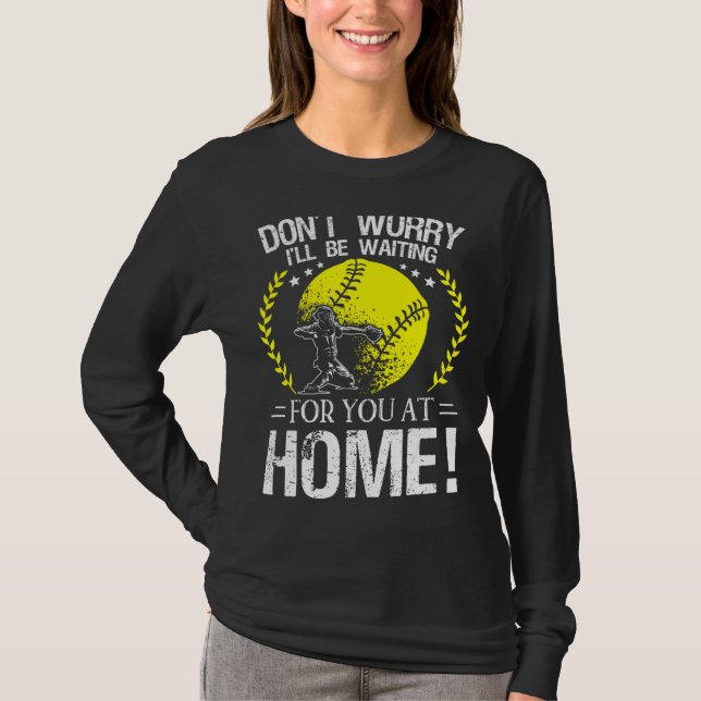 Jag väntar på dig på hemmabion Catcher S T Shirt (Framsida)