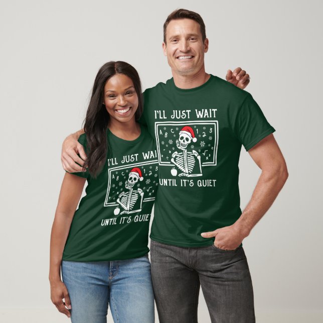 Jag väntar tills det är lugnt t shirt (Unisex)