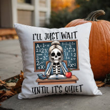 Jag Väntar Tills Det Blir Tyst Lärare Halloween