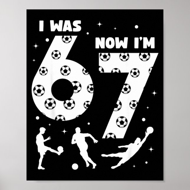 Jag var 6 nu är jag 7 barns fotboll 7 år födelseda poster (Framsidan)