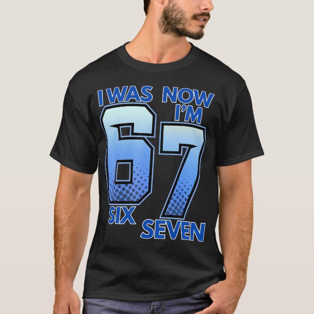 Jag var 6 nu är jag 7 födelsedag för 7 t shirt (Framsida)