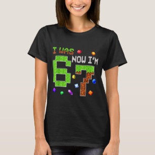 Jag var 6 nu är jag 7 Sex Sju 7-års födelsedag Poj T Shirt