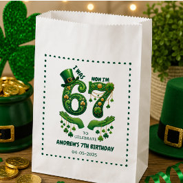 Jag var 6 nu är jag 7 St. Patrick's Day pojke föde
