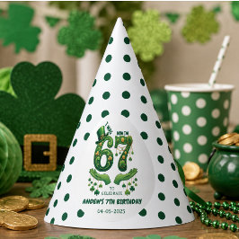 Jag var 6 nu är jag 7 St. Patrick's Day pojke föde