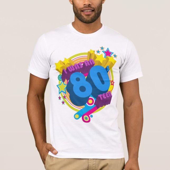 "Jag var 80-talets tonåring" t-shirt (Framsida)