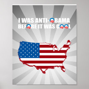 JAG VAR ANTI-OBAMA, FÖR DEN VAR KALL POSTER