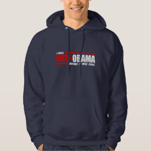Jag var Anti-Obama, för det var kall vit Sweatshirt