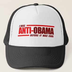 Jag var Anti-Obama, för det var kallt rött Truckerkeps
