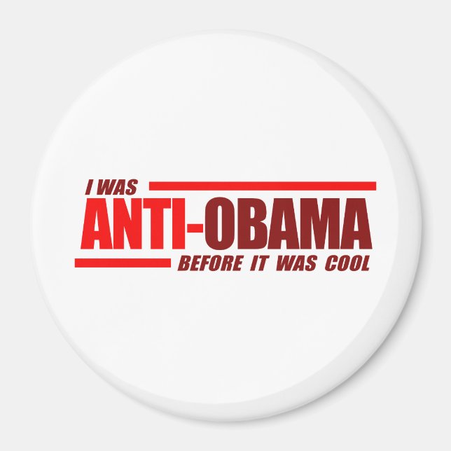 Jag var Anti-Obama innan det var coola Red Magnet (Framsidan)
