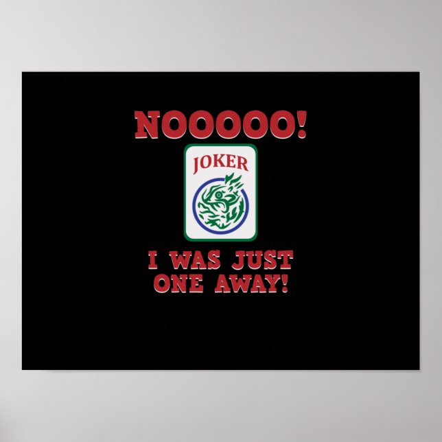 Jag var bara ett Away Mahjong-spel Poster (Framsidan)