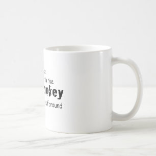 Jag var Beroende till Hokey Pokey Typography Quote Kaffemugg