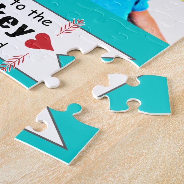 Jag var Beroende till Hokey Pokey Typography Quote Pussel (Sidan)