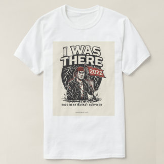 JAG VAR DÄR - Bitcoin Herr T-Shirt