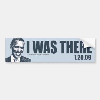 JAG VAR DÄR - den presidentBarack Obama Bildekal