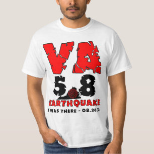 Jag var där - jordskalvet för 5,8 Virginia T Shirt