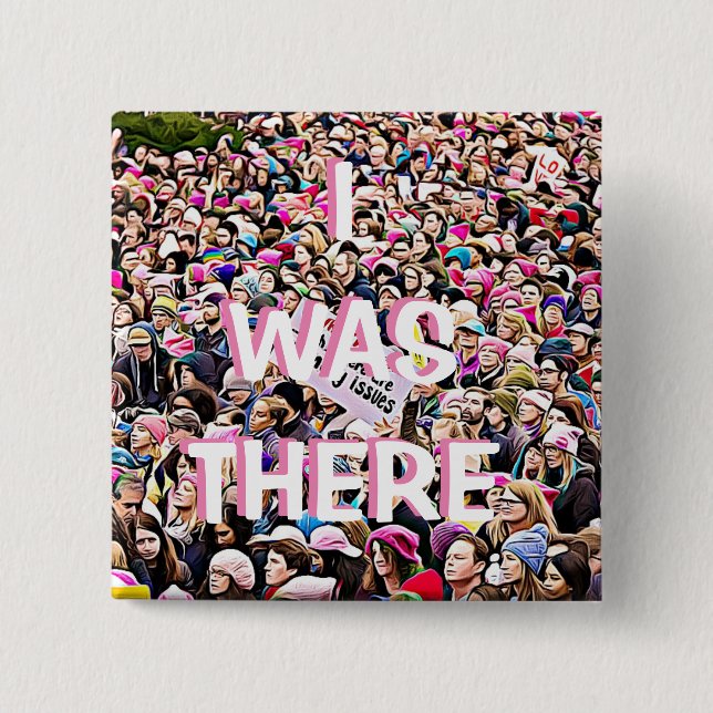 Jag var där, mars för kvinna jämställdhet knäppas knapp (Framsida)