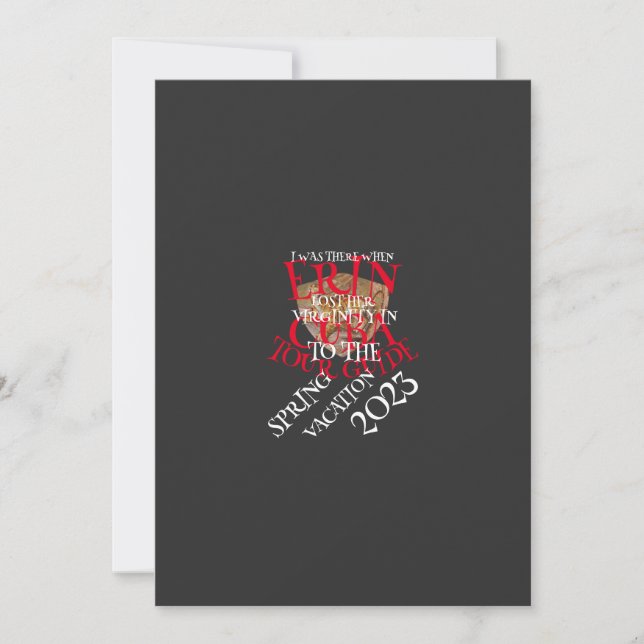 JAG VAR DÄR NÄR ERIN FÖRLORADE SIN MÖDOM INBJUDNINGAR (Framsida)