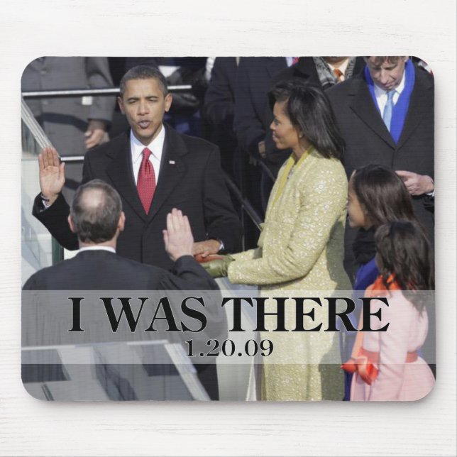 JAG VAR DÄR: Obama som svär i ceremoni Musmatta (Framsidan)
