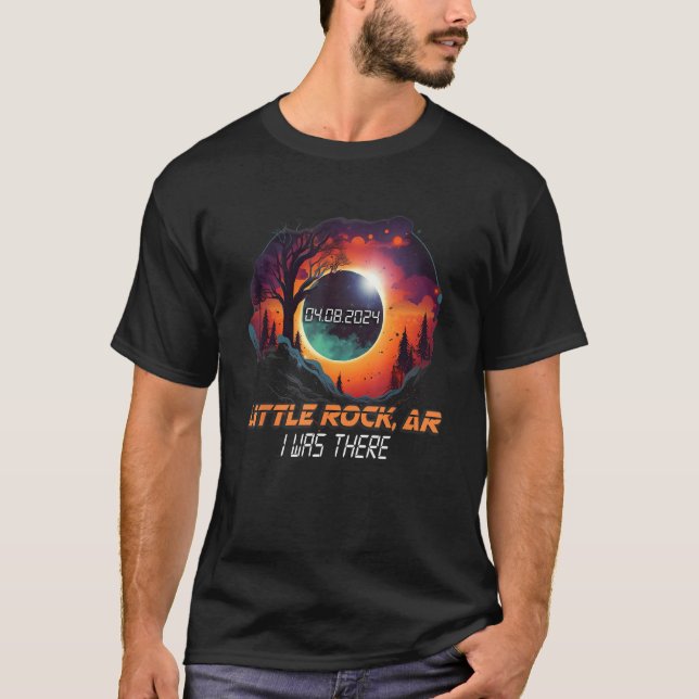 Jag var där på Solar Eclipse Little Sten på Balkan T Shirt (Framsida)