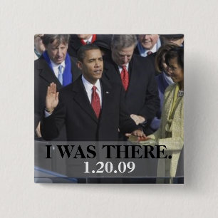 JAG VAR DÄR - presidenten Obama som in svär Knapp