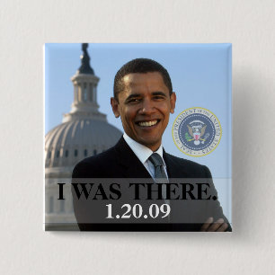 JAG VAR DÄR - presidentObama historia (kvadrera), Knapp