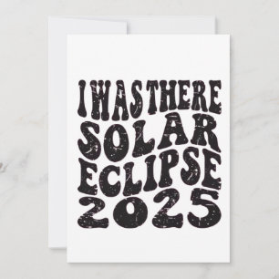 Jag var där Solar Eclipse 2025 Partial Eclipse Inbjudningar