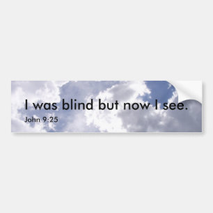 Jag var den blinda bildekalet bildekal