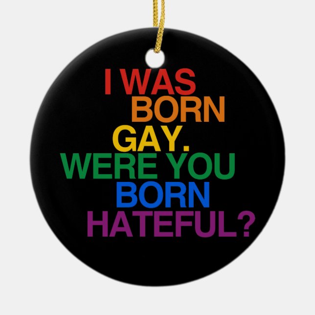 JAG VAR DEN FÖDDA BÖGEN, VAR DIG BO JULGRANSPRYDNAD KERAMIK (Framsidan)