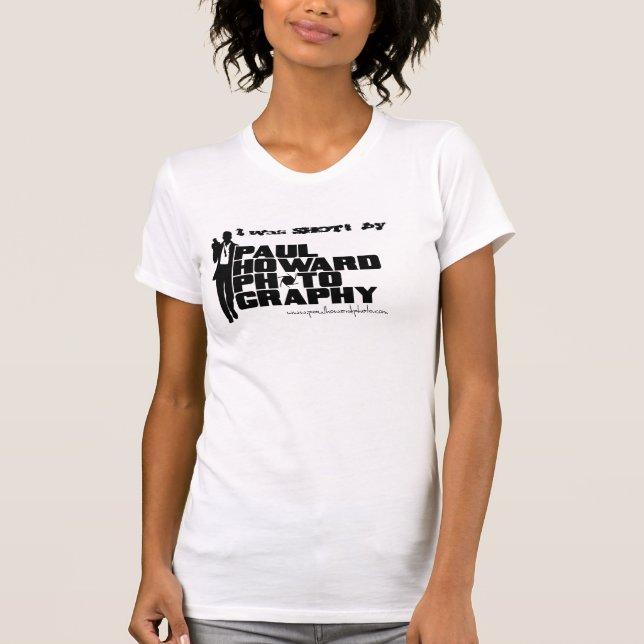 Jag var den sköt skjortan tee shirt (Framsida)