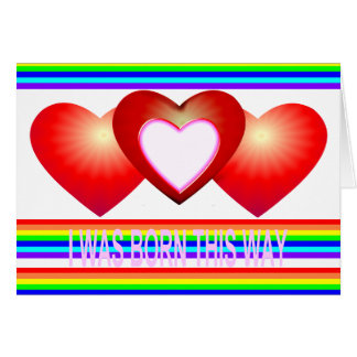 Jag var det födda hitåt - kortet hälsningskort