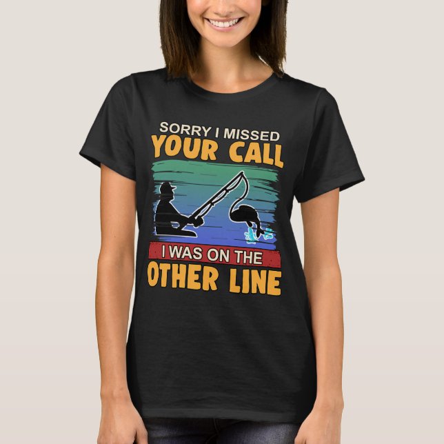 Jag var en annan läst fisk fiskare present t shirt (Framsida)