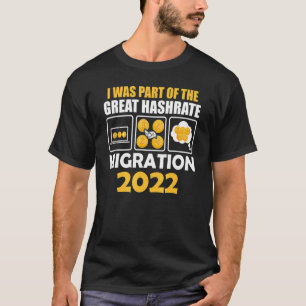 Jag var en del av den Underbara Hashrate Migration T Shirt