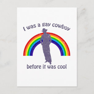 Jag var en gay cowboy innan det var coola vykort