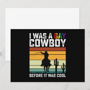 Jag var en gay cowboy innan det var coolt HBTQ Inbjudningar