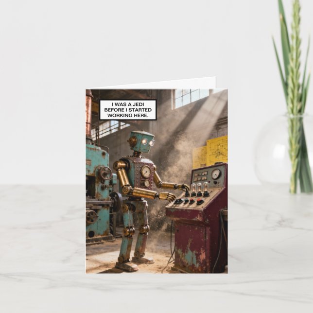 Jag Var En Jedi™ Greeting Card Kort (Framsida)