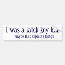 Jag var en latch nyckel-unge